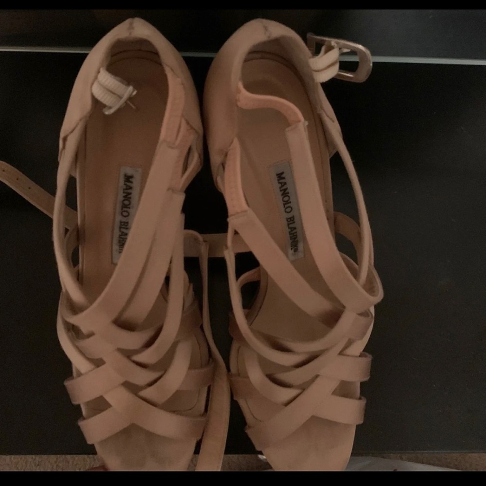 Beautiful Manolo Blahnik handmade Italian shoes